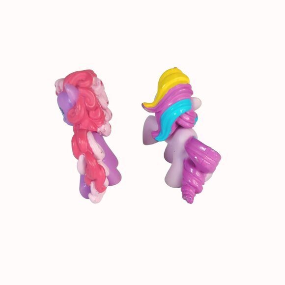 My Little Pony Mini Figures Set Of 2 Pink & Purple Collectible Blind Bag - Picture 2 of 4